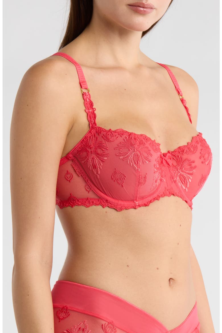 Champs-Élysées Underwire Demi Bra, Alternate, color, SWEET VELVET