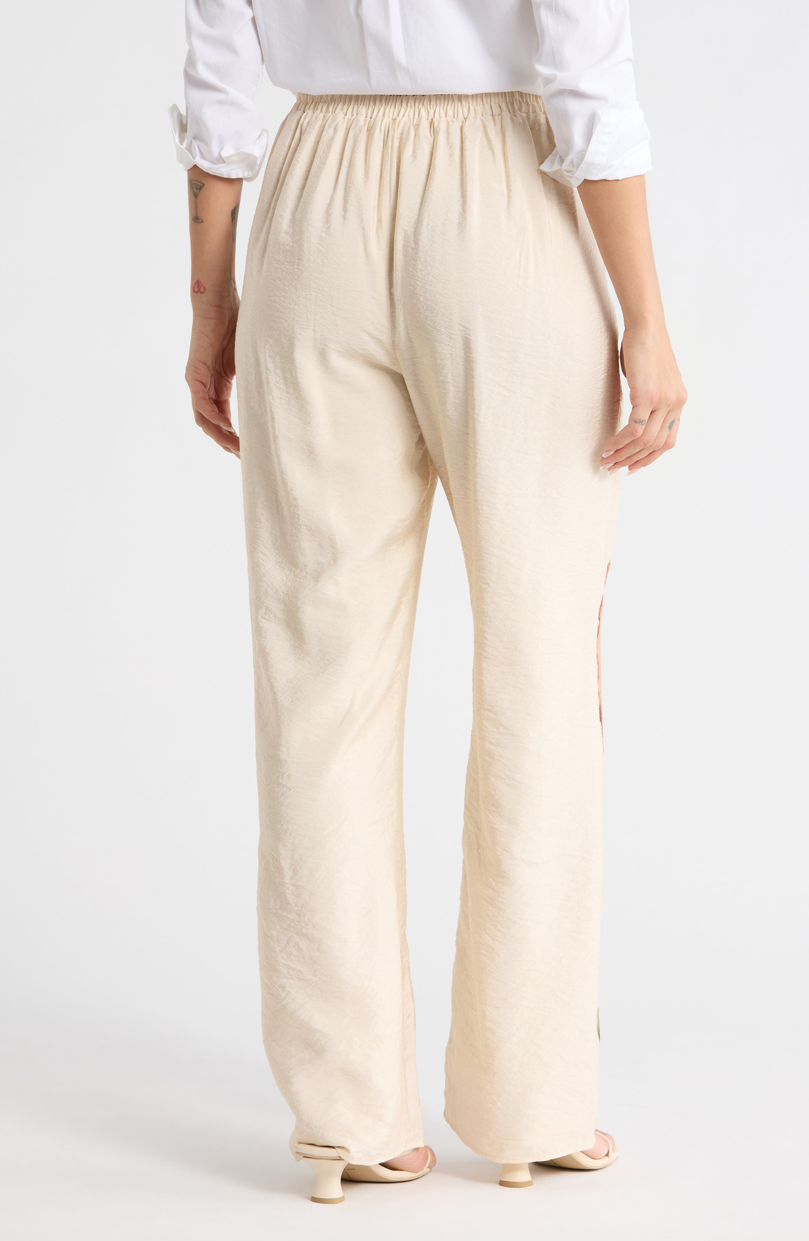 Floral Wide Leg Pants - image 2