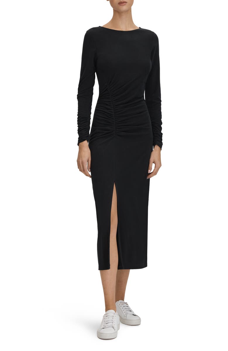 Reiss Lana Long Sleeve Midi Dress, Alternate, color,