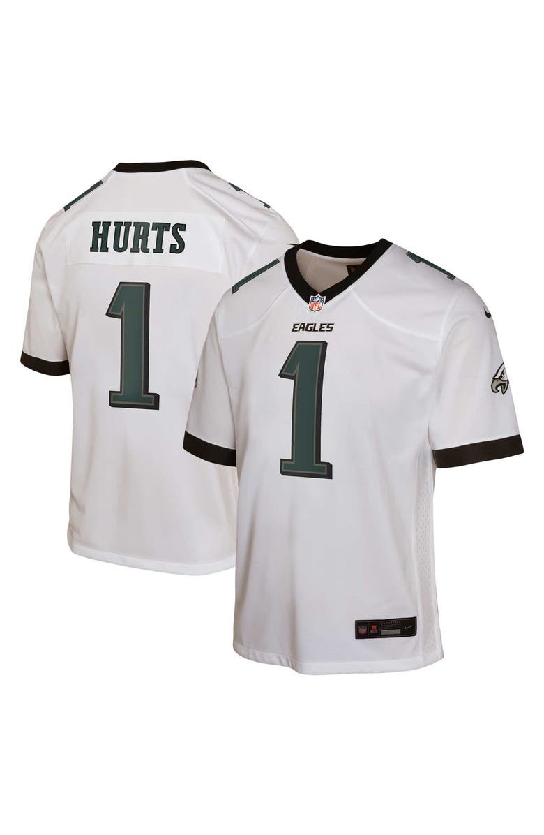 Nike Youth Nike Jalen Hurts White Philadelphia Eagles Game Jersey, Alternate, color, White