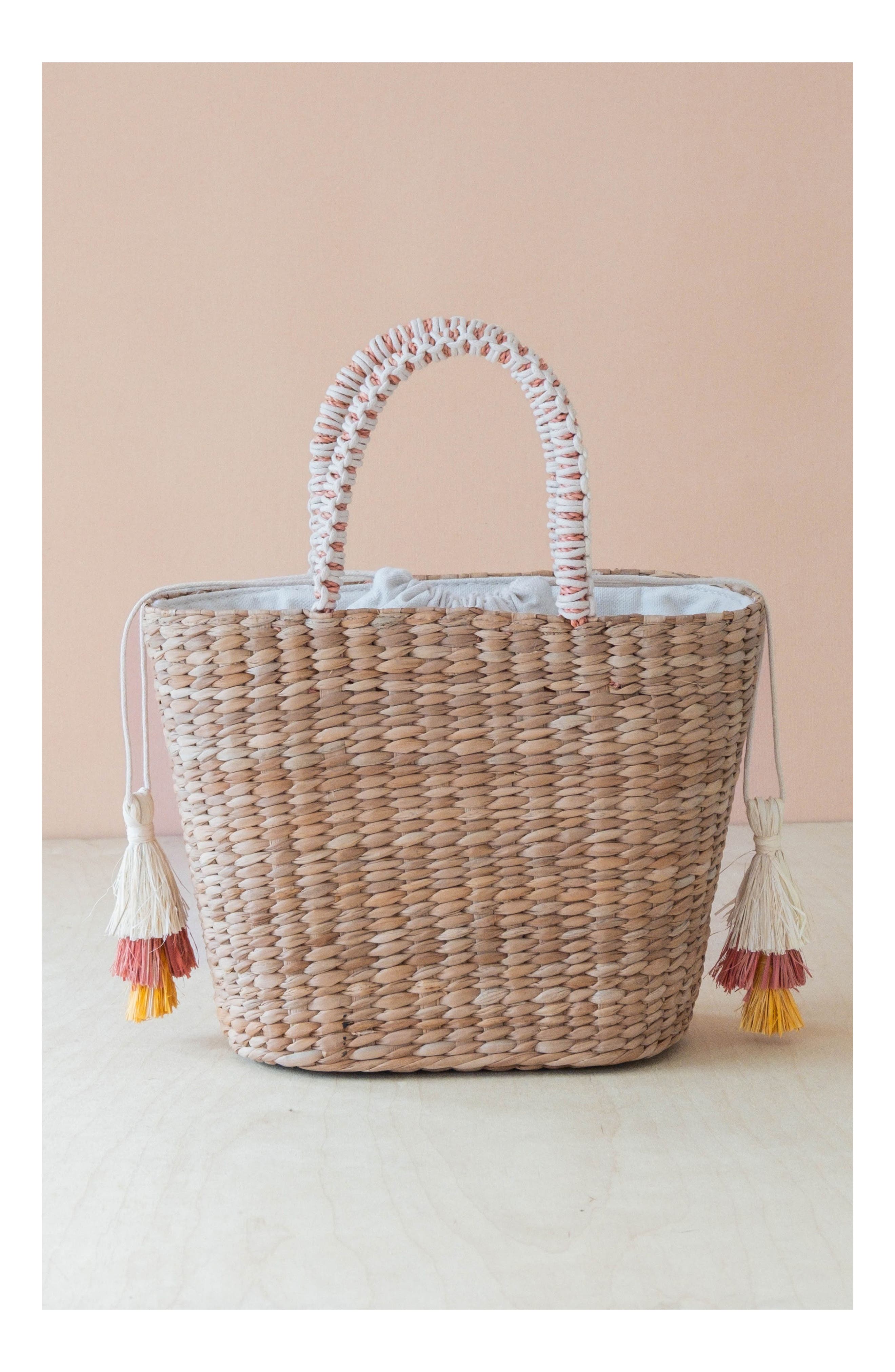LIKHA Cocktail Embroidered Tote Bag, Alternate, color, 