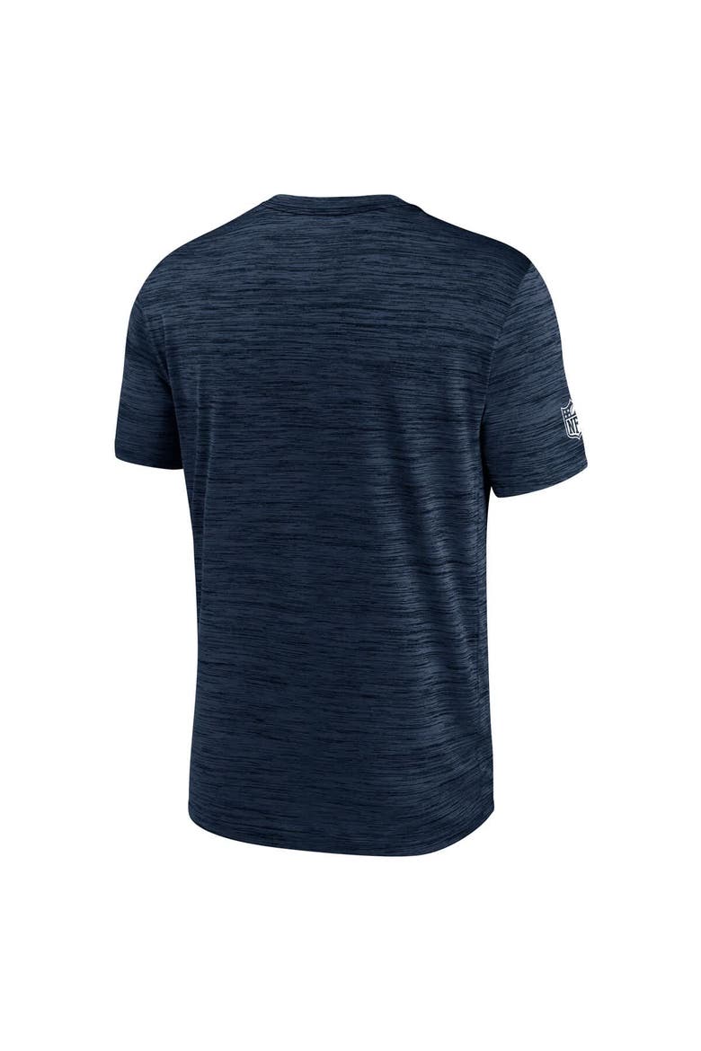 Men's Nike Navy Dallas Cowboys Big & Tall Sideline Velocity Performance T-Shirt, Alternate, color, Navy