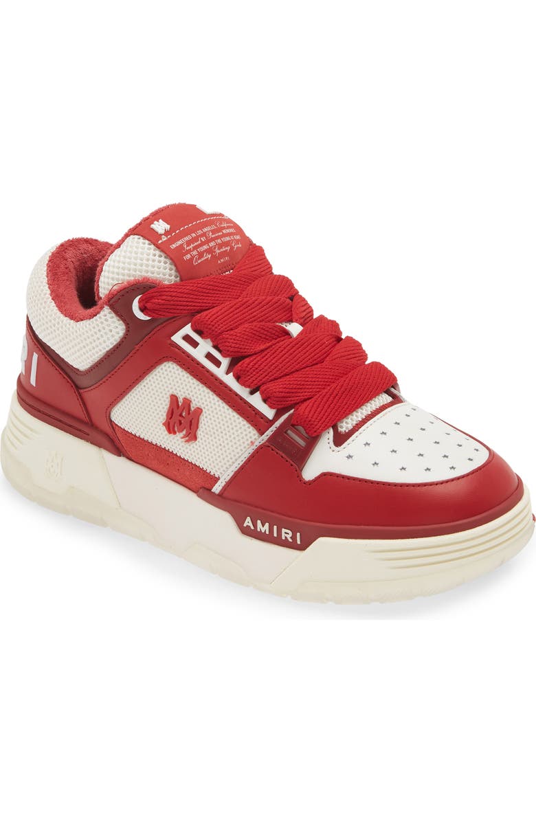 AMIRI MA-1 Platform Sneaker, Main, color, Alabaster Red