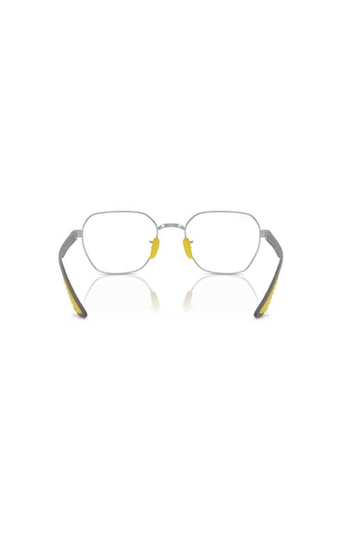 Ray Ban Ray-ban 54mm Irregular Optical Glasses In Gray
