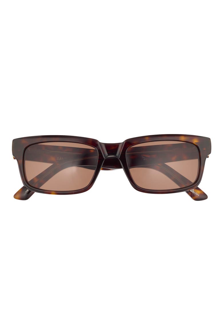 55mm Square Sunglasses, Main, color, HAVANA HAVANA BROWN