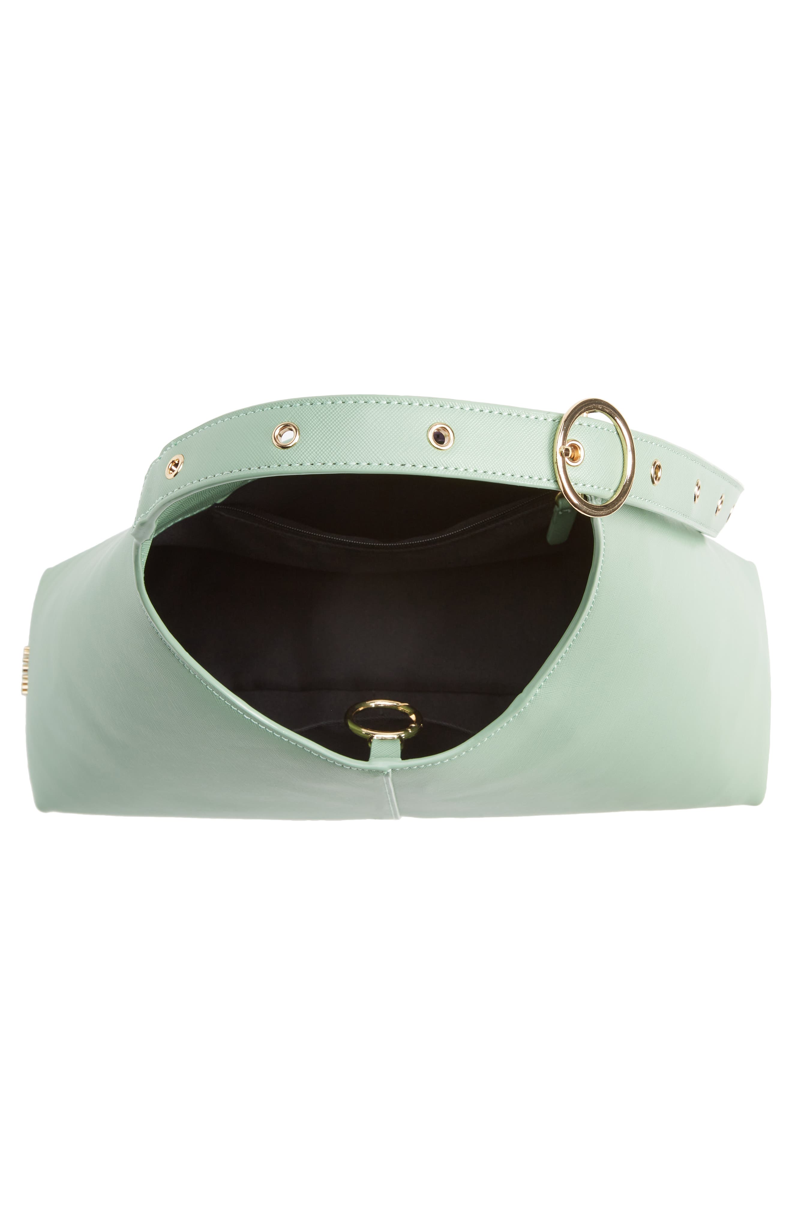 We Are Modern Vegan Leather Bucket Bag, Alternate, color, SAGE