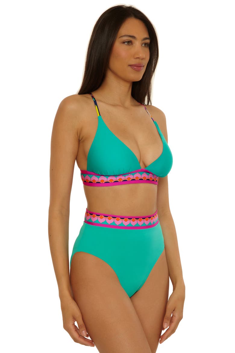 Paralia Reversible High Waist Bikini Bottoms, Alternate, color, MULTI