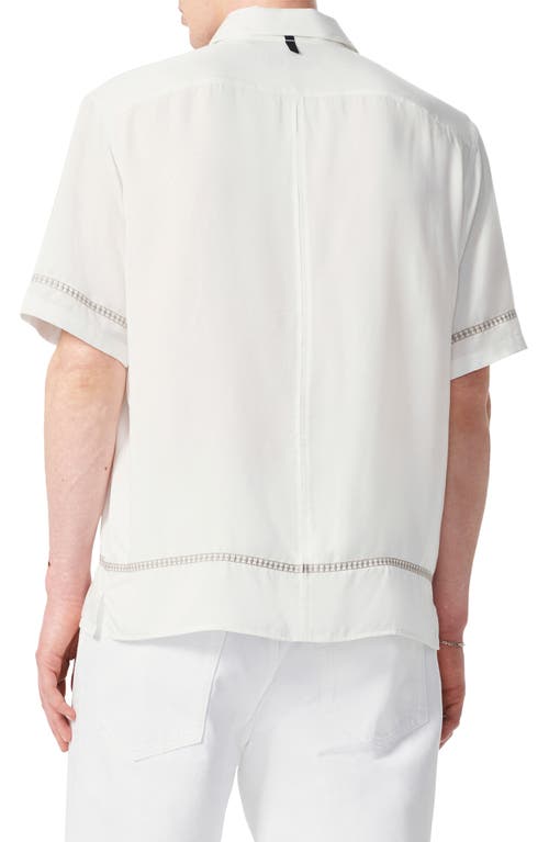 Rag & Bone Dalton Embroidered Short Sleeve Button-up Shirt