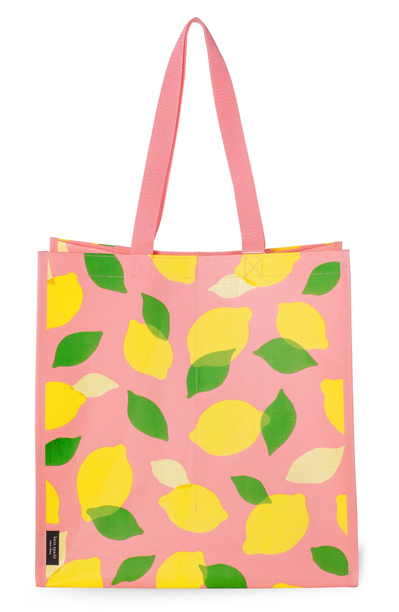 Kate Spade New York lemon toss grocery tote, Main, color, 