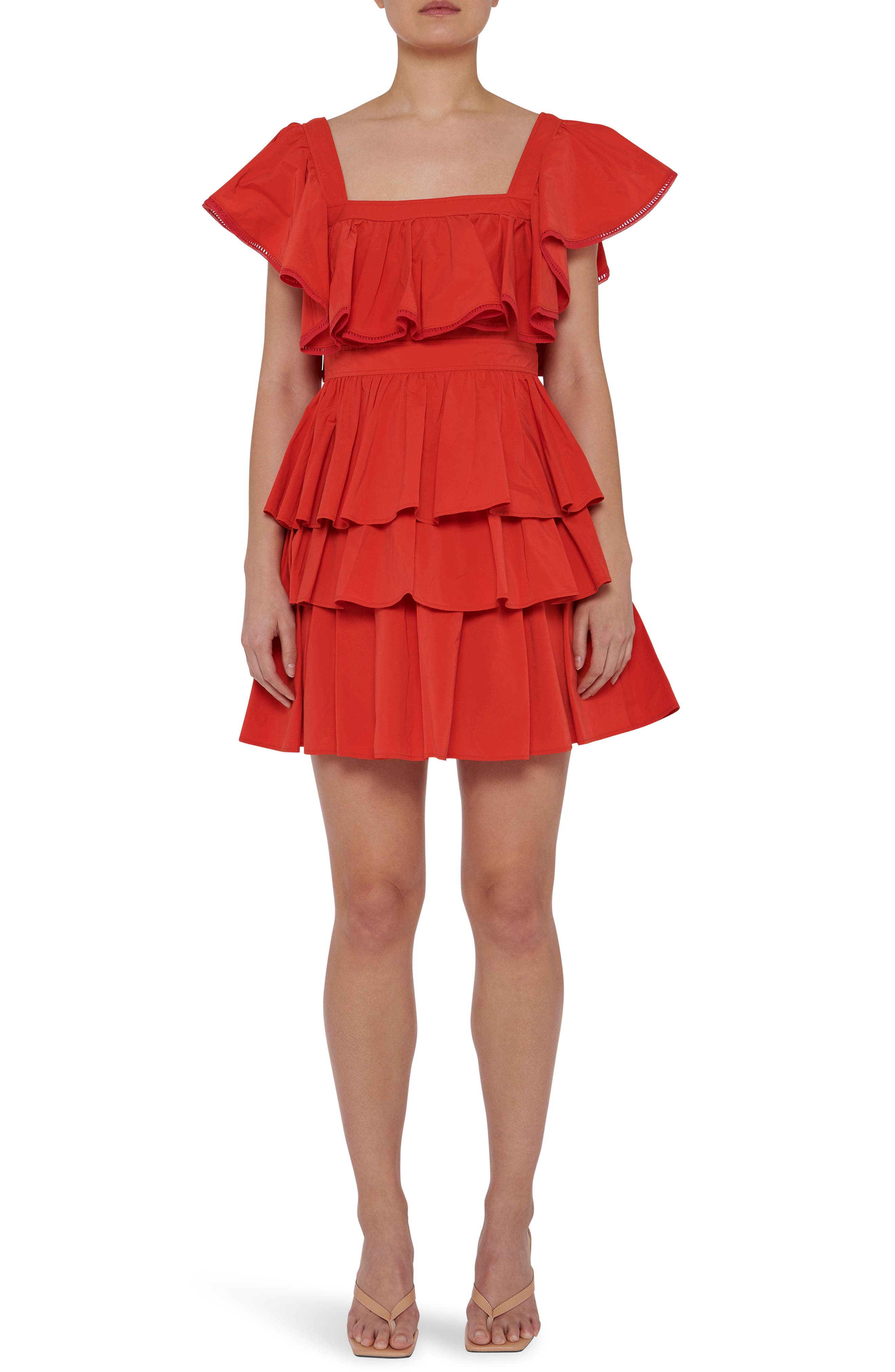 Toccin Ruffle Minidress Nordstromrack — free download