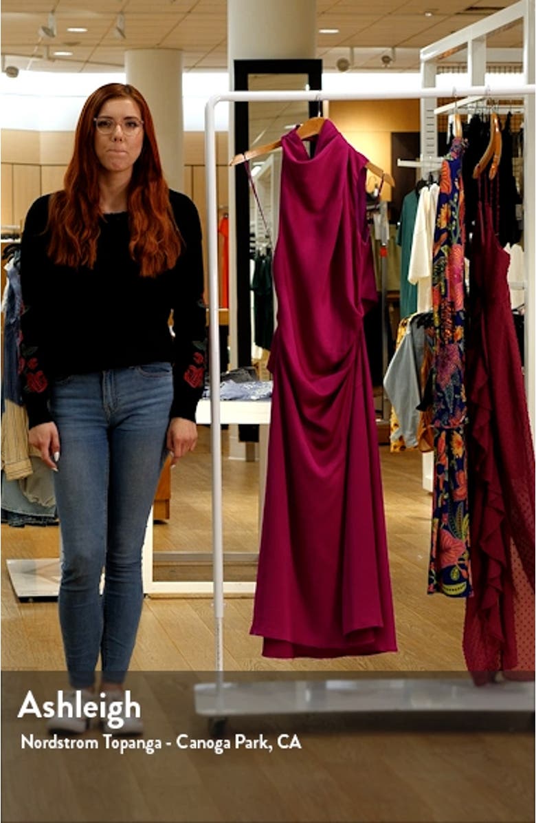 Robbia Sleeveless Turtleneck Midi Dress, sales video thumbnail