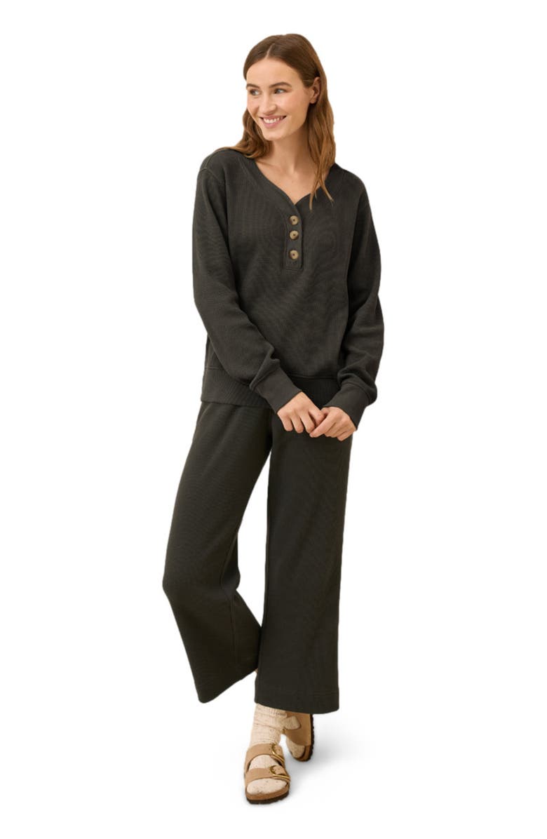 Pact Thermal Waffle Henley Pullover, Main, color,