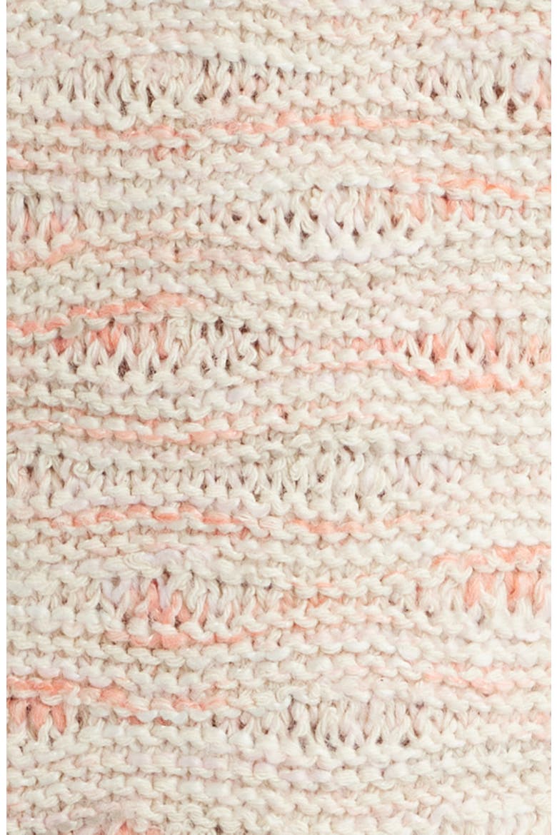 Wave Stitch Cotton Blend Sweater, Alternate, color, PINK MULTI