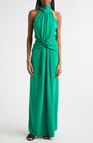 Johanna Ortiz Excepcionalidad Crepe Maxi Dress