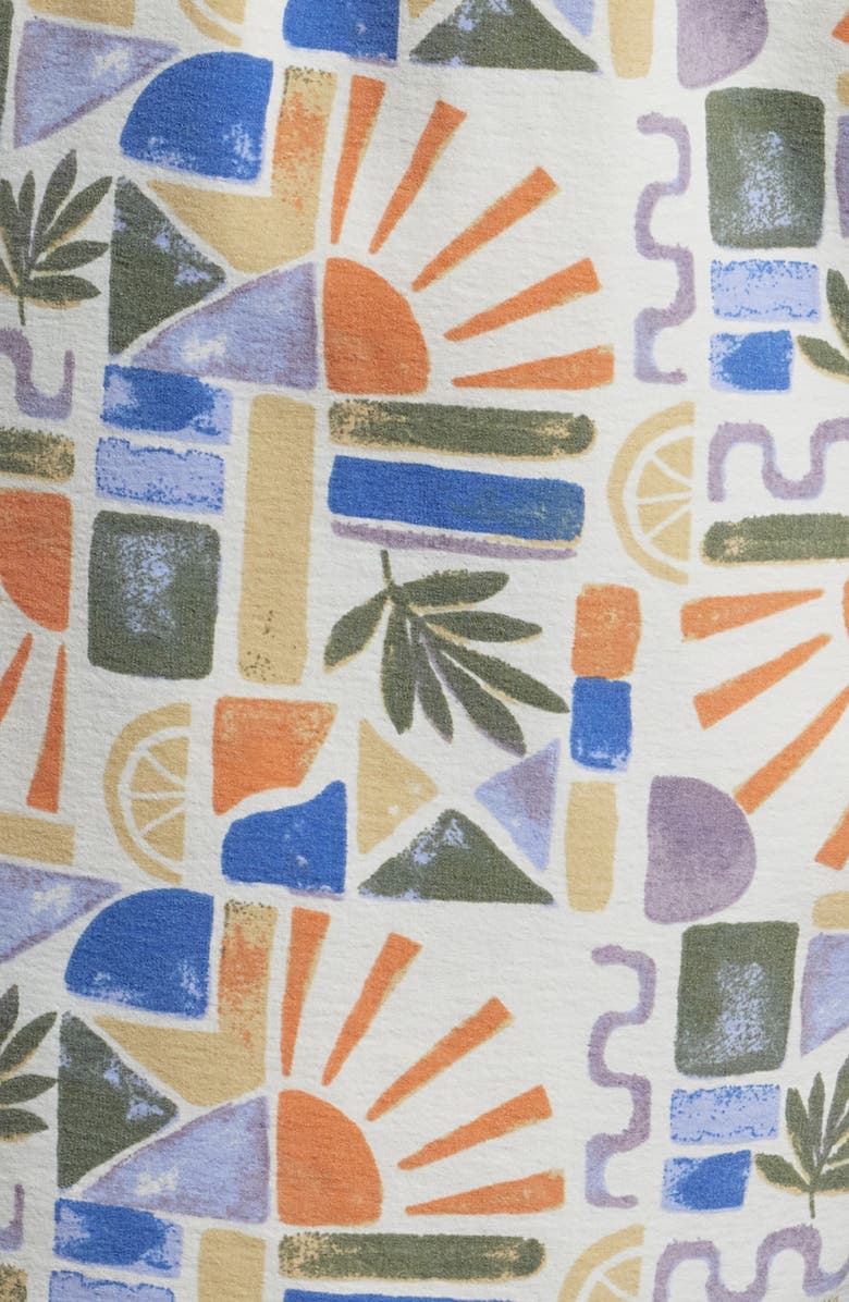 Fair Harbor The Bungalow Water Repellent Swim Trunks, Alternate, color, Beach Sun Tile (103)