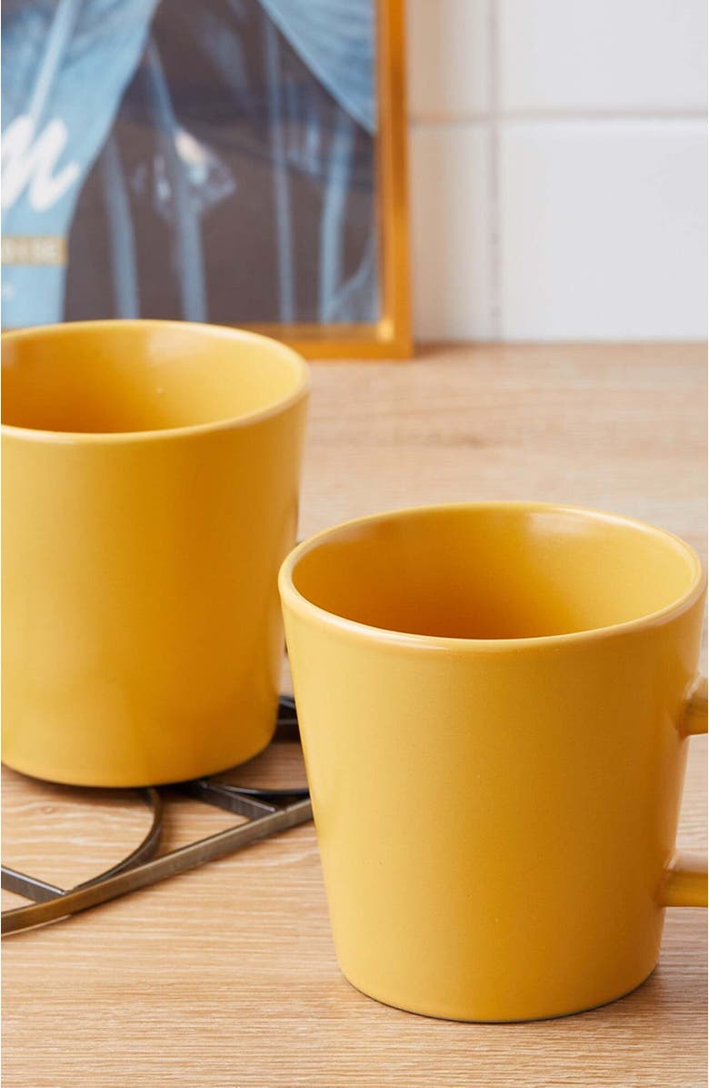 Stone Lain Cleo Stoneware 16-Piece Dinnerware Set, Alternate, color, Yellow