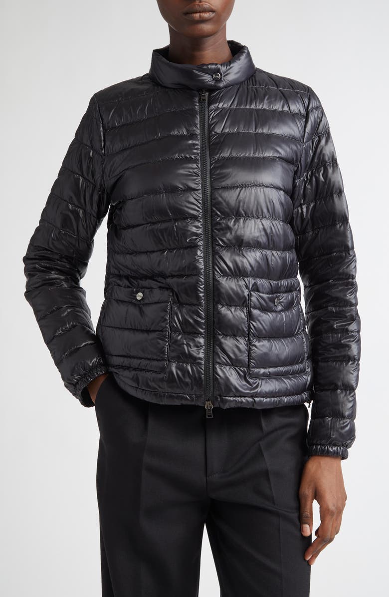 Herno Shiny Down Puffer Jacket, Main, color, Black