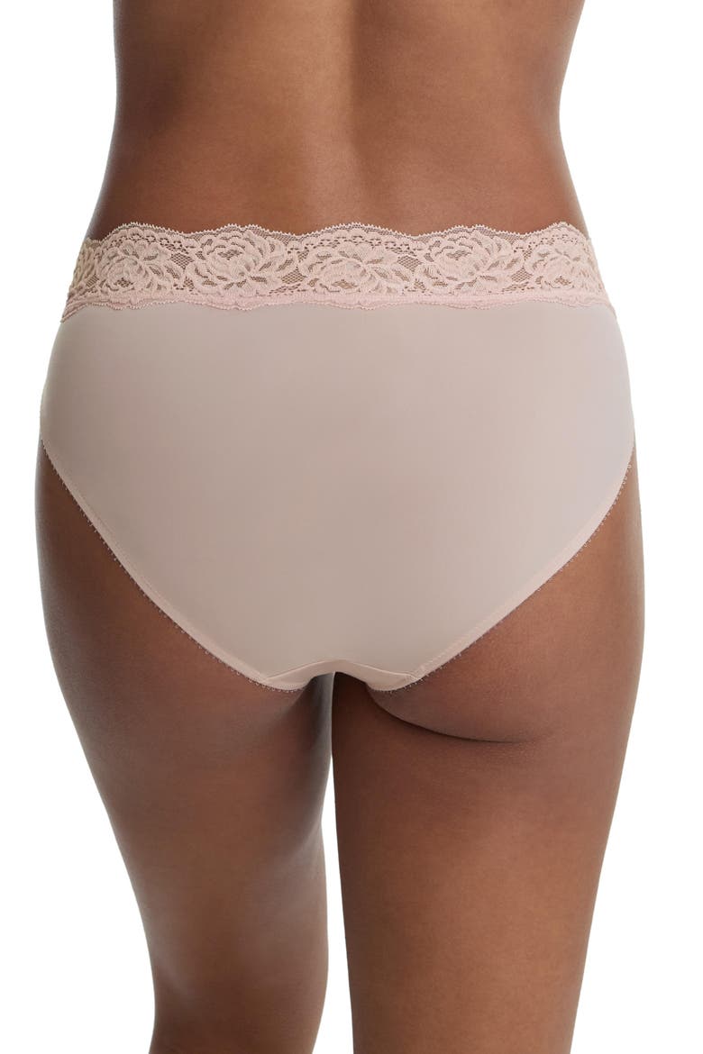 Divine Lace Trim French Cut Brief, Alternate, color, Romance