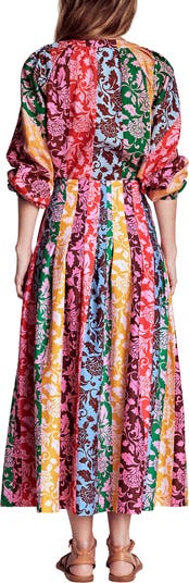 Valentina Cotton Poplin Midi Skirt