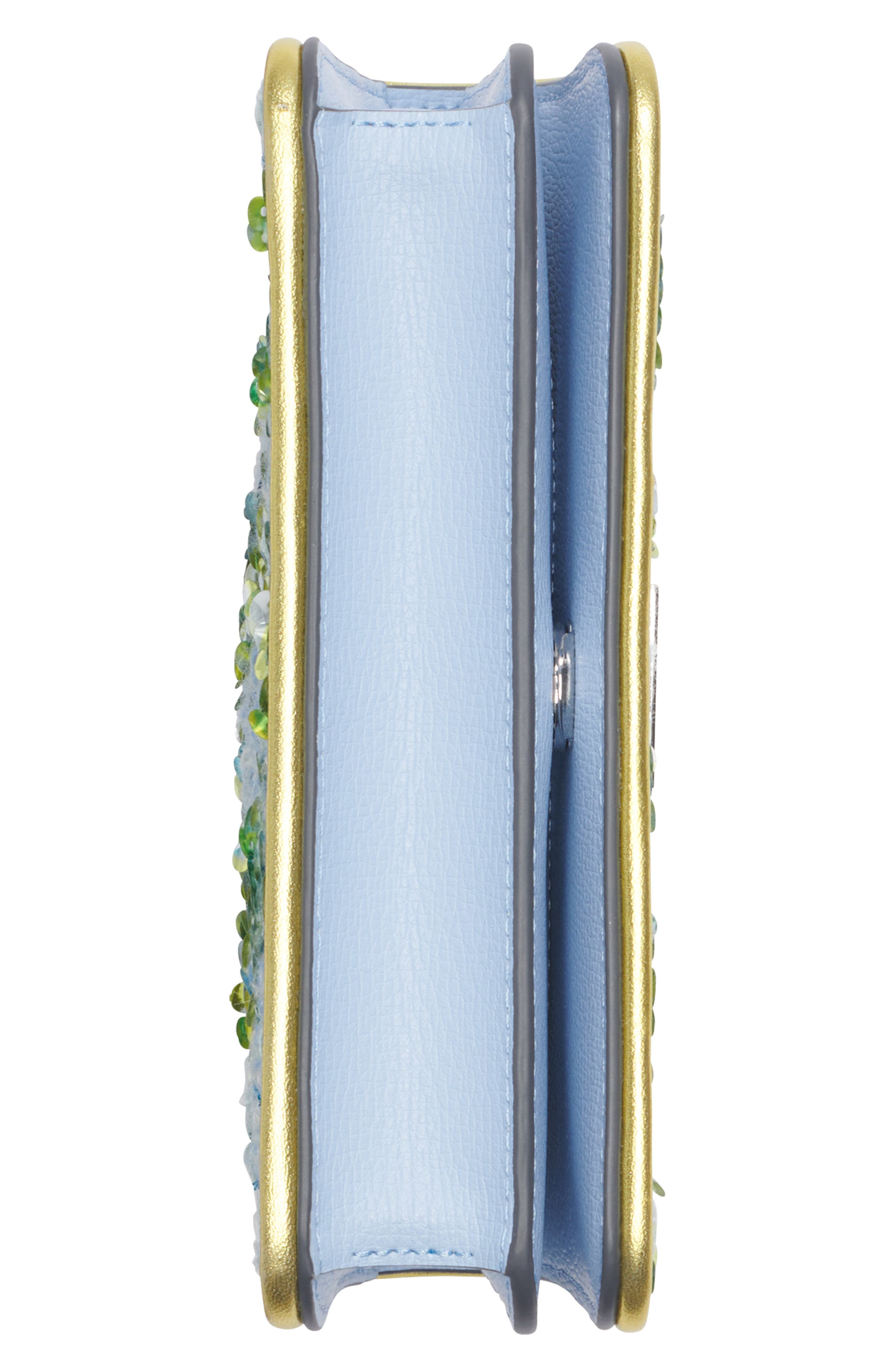 KARL LAGERFELD PARIS Kosette Shoulder Bag, Alternate, color, Baltic Blue