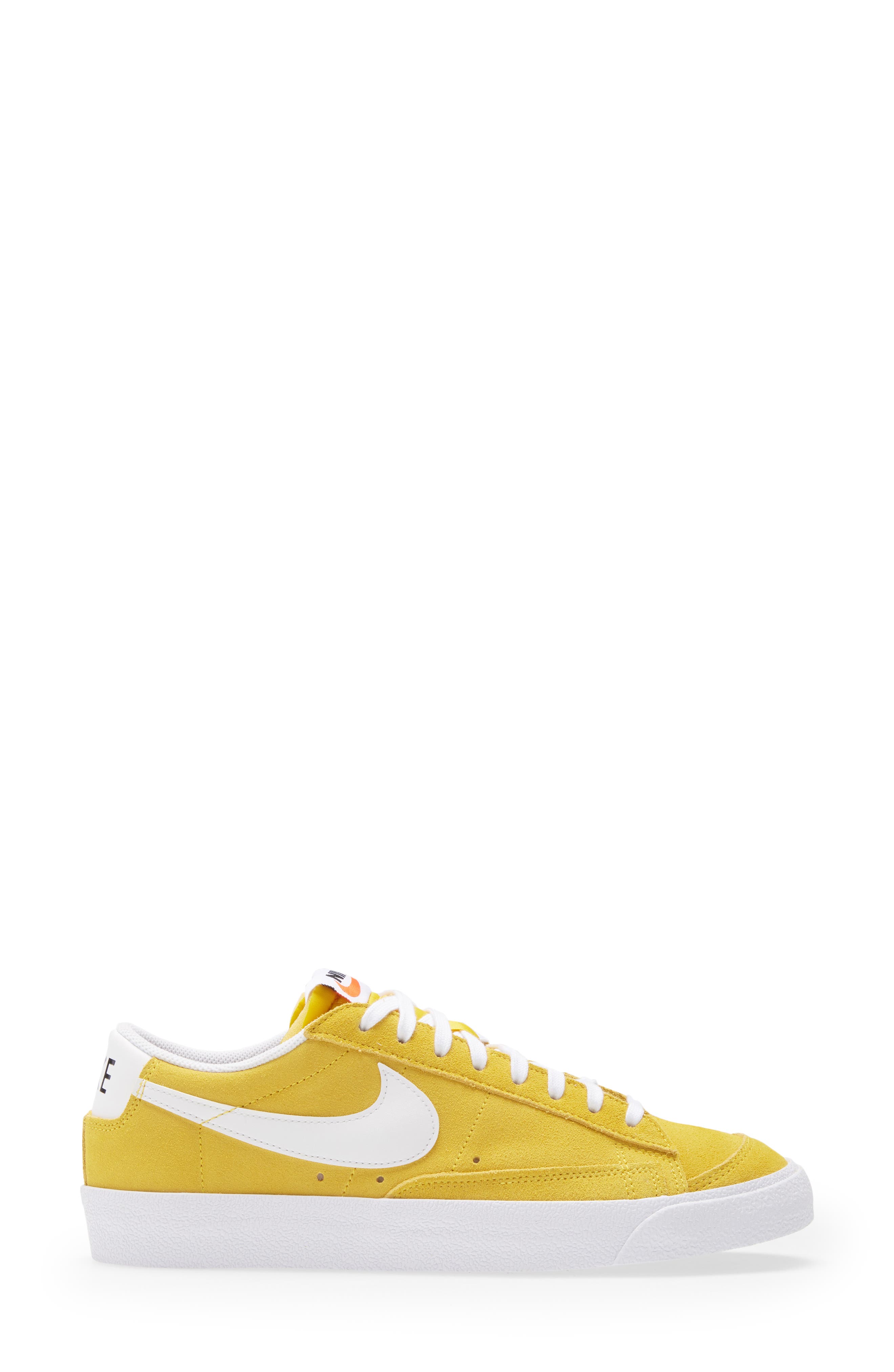 Blazer Low '77 Suede Sneaker, Alternate, color, YELLOW/ WHITE