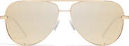 QUAY High Key Mini 60mm Aviator Sunglasses