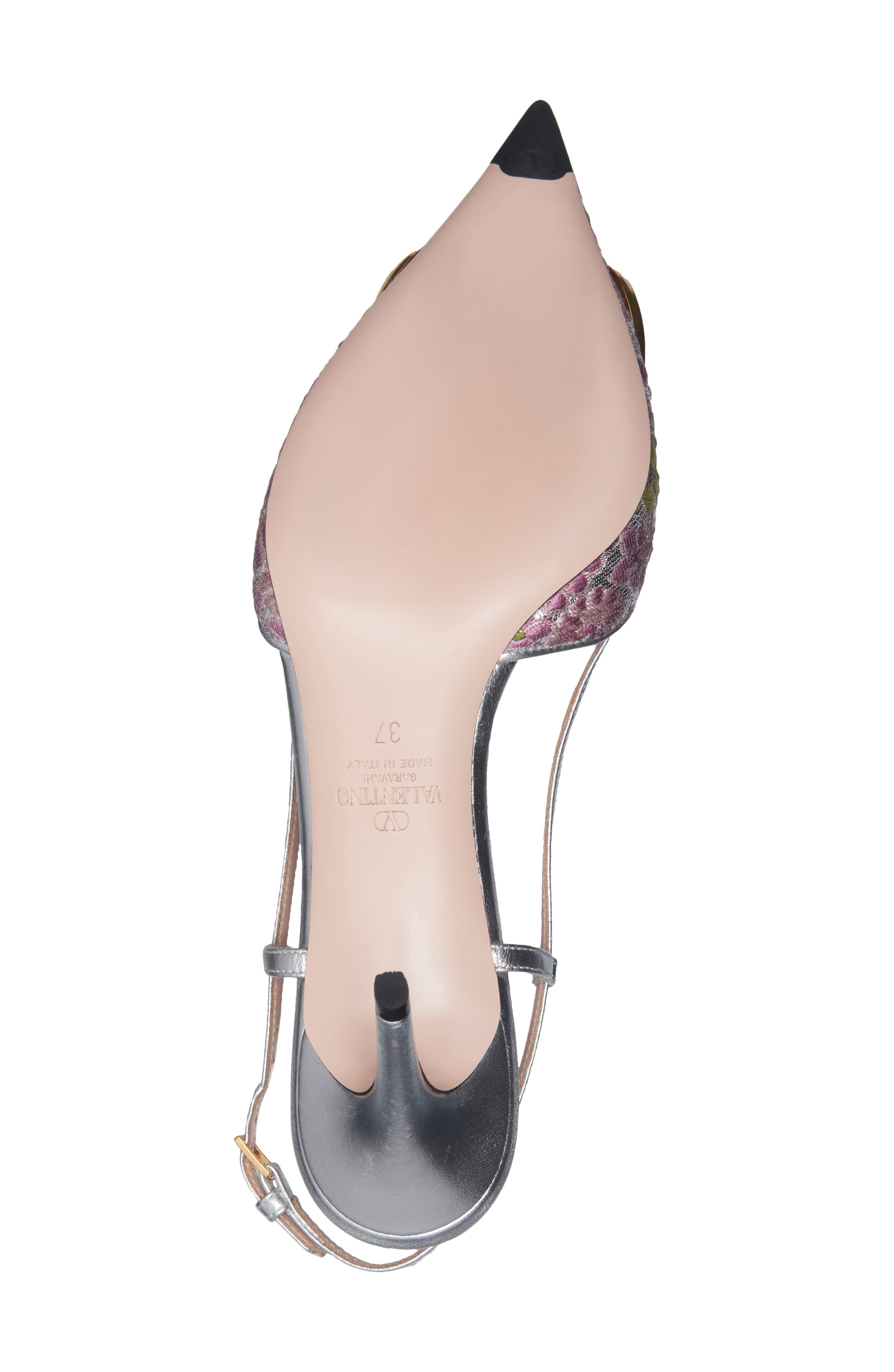 VLOGO Signature Slingback Pump, Alternate, color, DUSTY ROSE