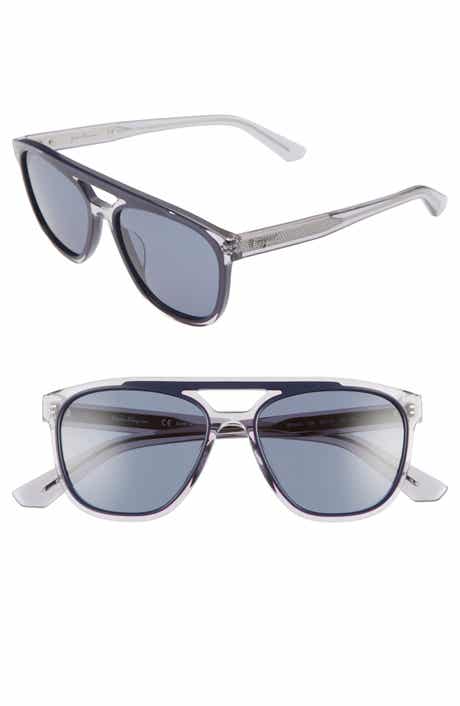 FERRAGAMO Salvatore Ferragamo 55mm Navigator Sunglasses