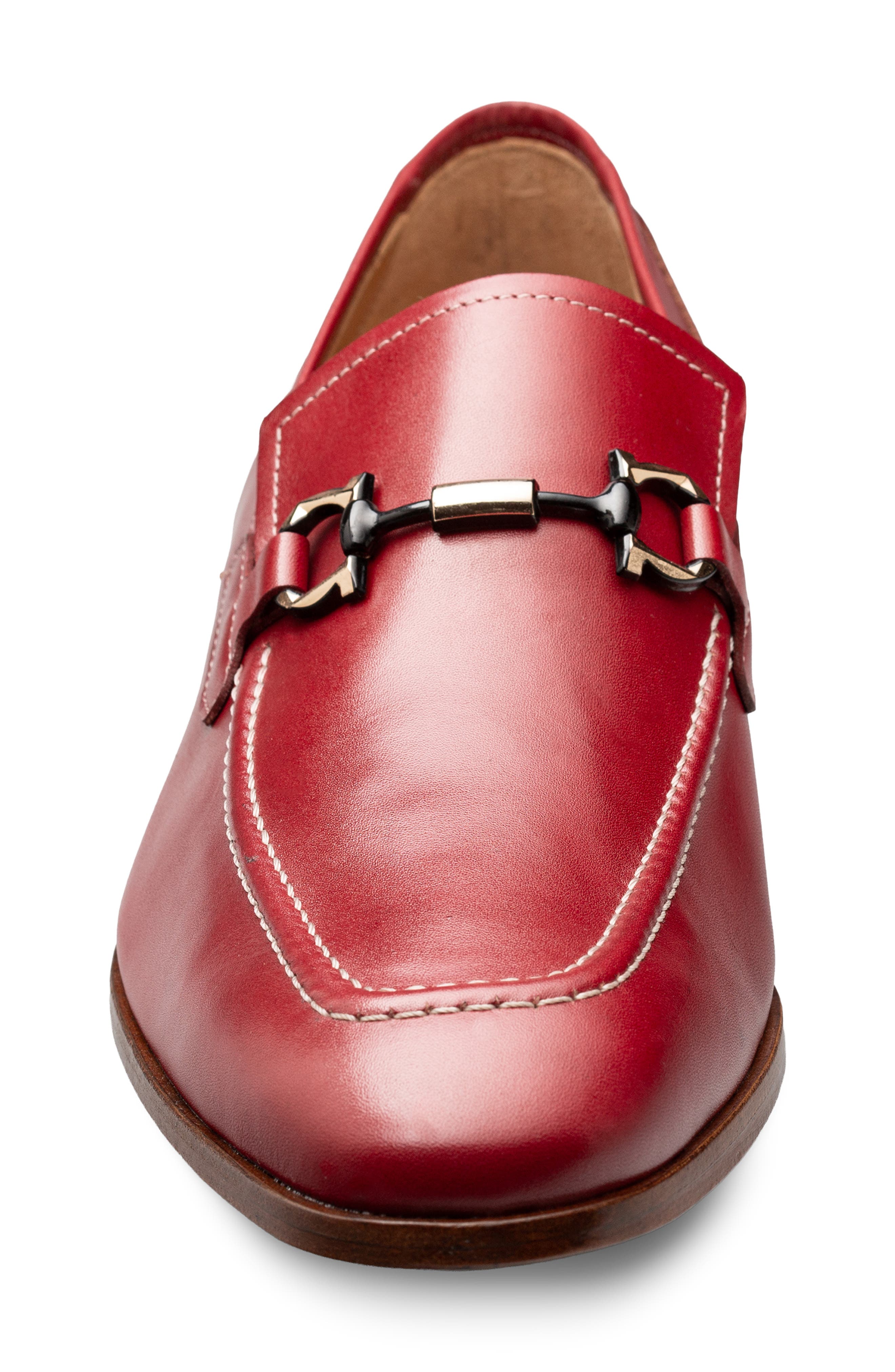Rios II Bit Loafer, Alternate, color, RED