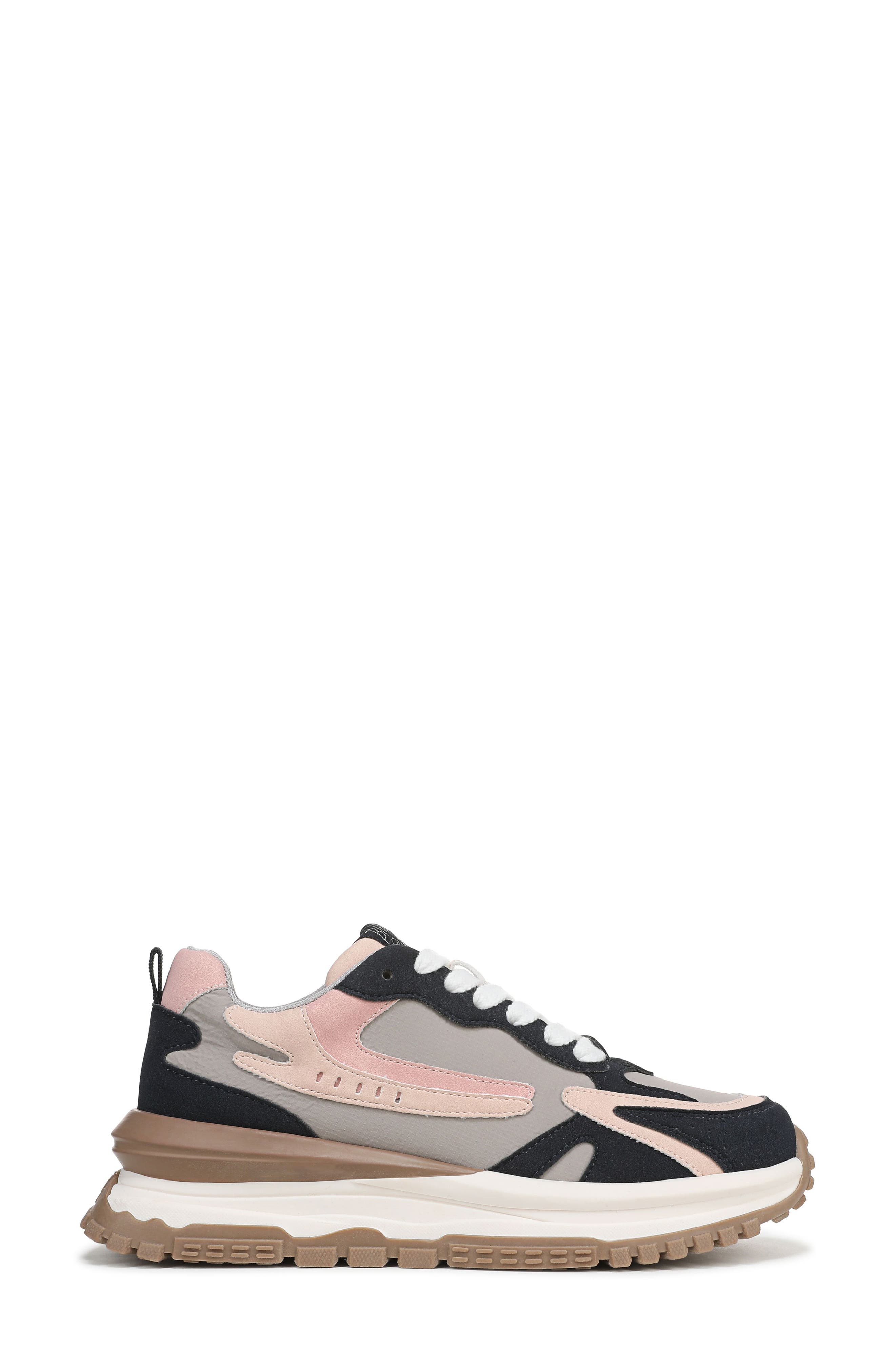 Blowfish Malibu Leo Sneaker, Alternate, color, Navy / Pink Faux Suede
