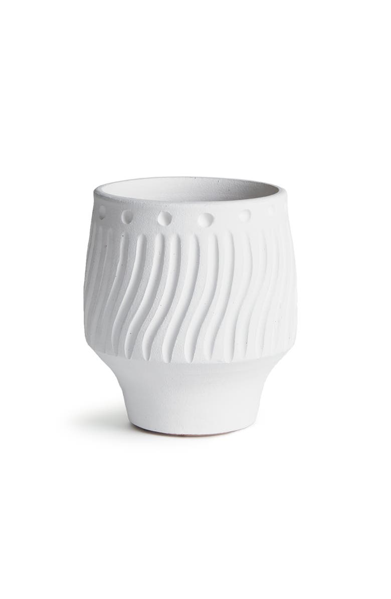 Napa Home & Garden Larson Decorative Cachepot, Main, color, White