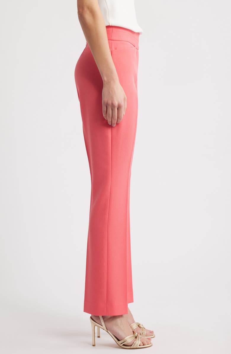 Tahari ASL Flare Leg Pants, Alternate, color, Sunset