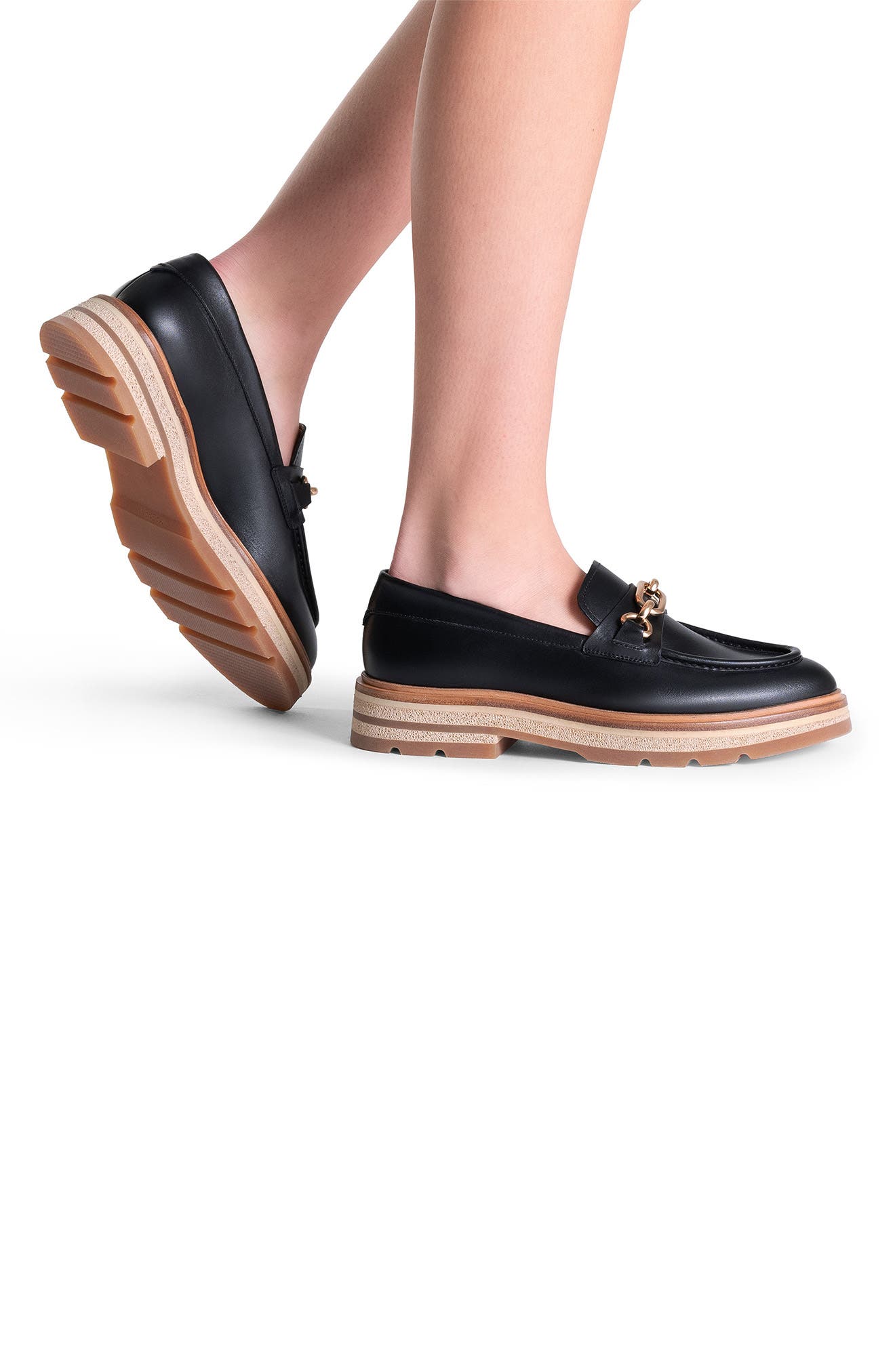 Magnanni Iris Nexus Loafer, Alternate, color, Black