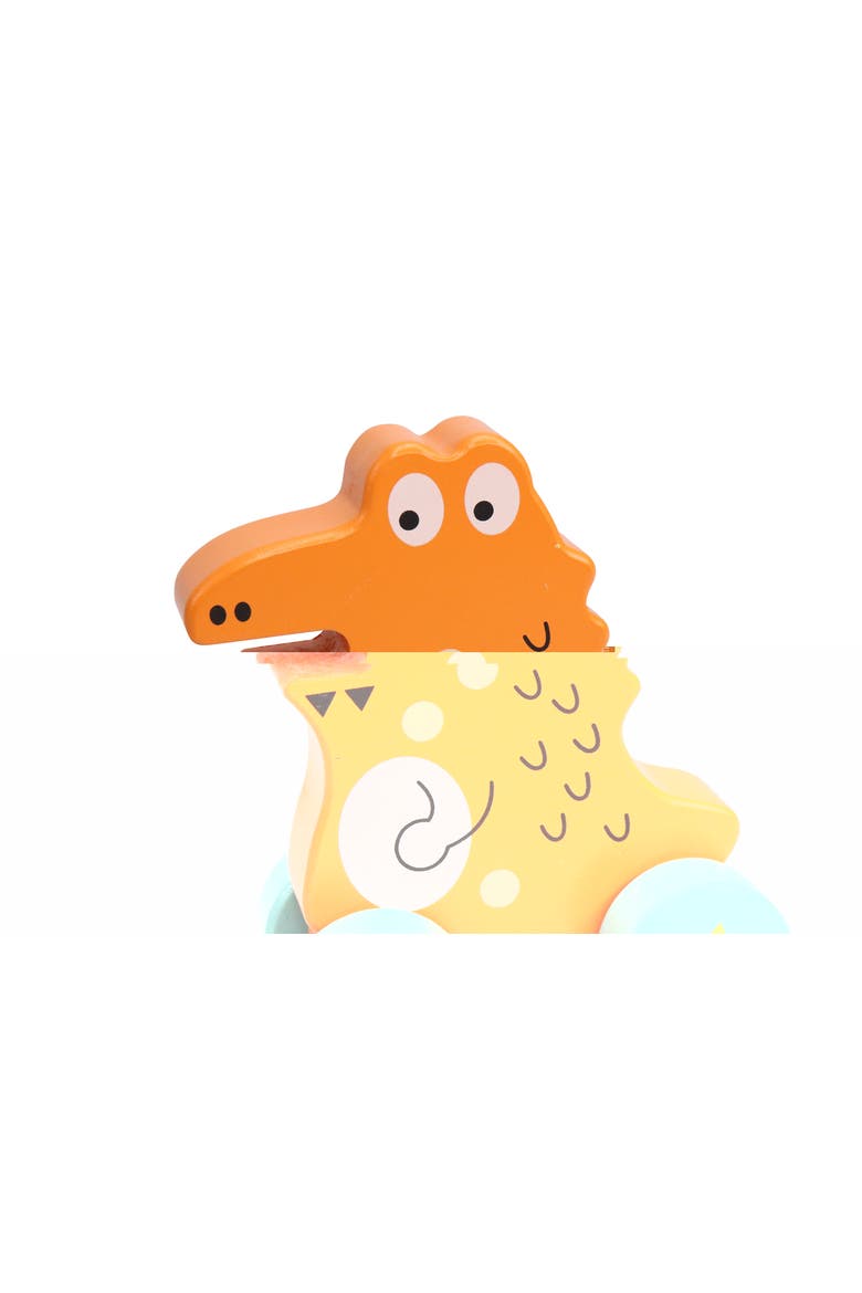 Wooden Little Schappi Alligator Vehicle Toy, Alternate, color, Orange