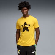 PUMA Men's Puma Yellow Ghana National Team ftblCulture T-Shirt