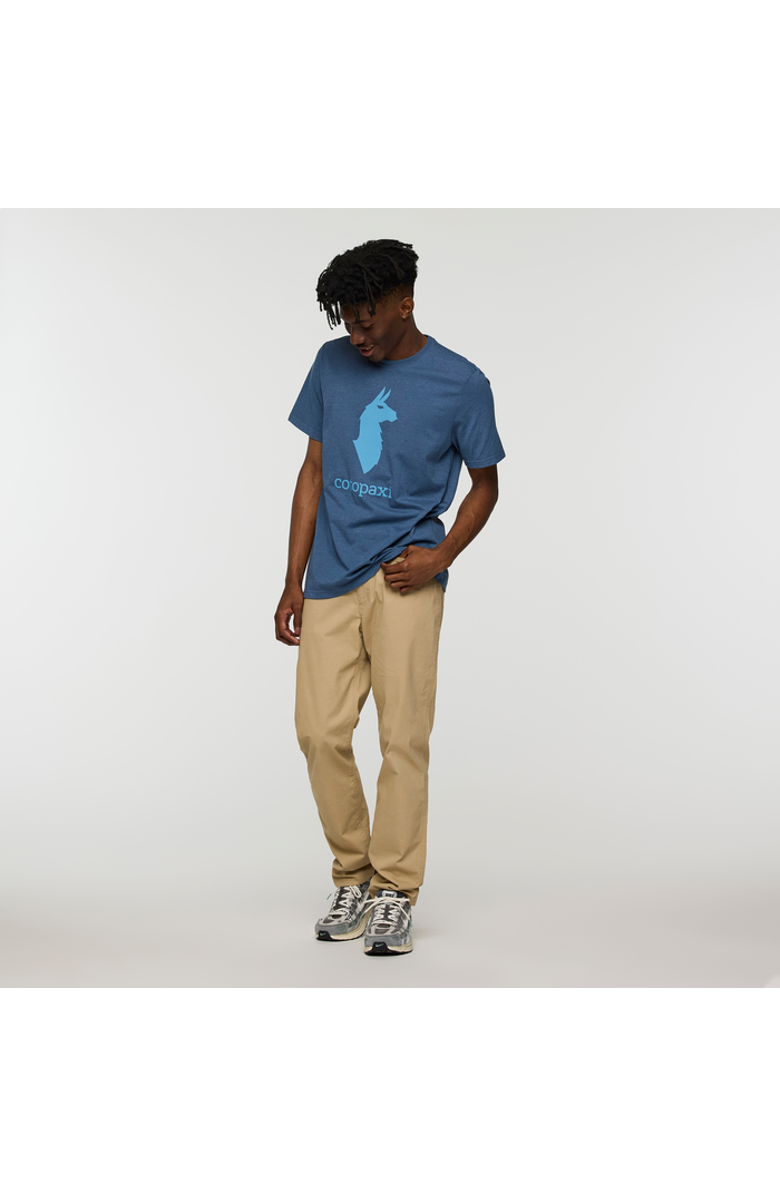 Cotopaxi Llama T-Shirt - Men's, Alternate, color, Deep Sea