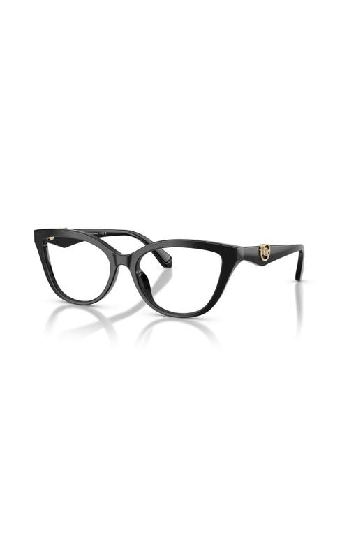 Michael Kors 54mm Cat Eye Optical Glasses In Black