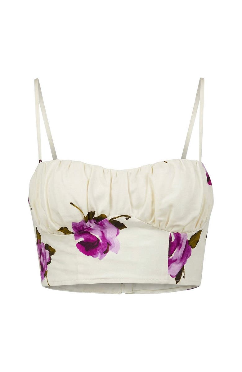 NICHOLAS Yulia Top, Alternate, color, Floating Rosebuds