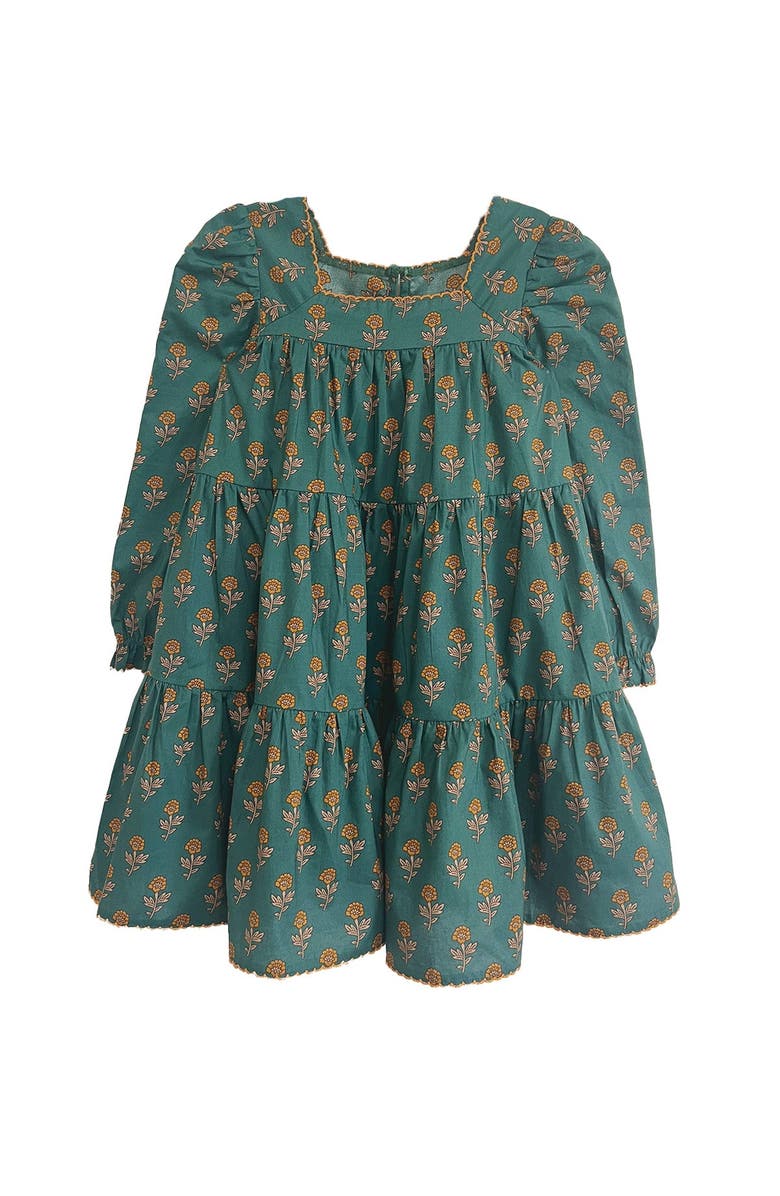 Mabel + Honey Autumn Ivy Dress, Main, color, Green