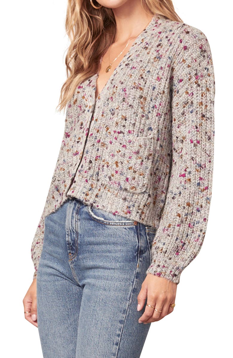 cupcakes and cashmere Carlisle Crop Cardigan, Alternate, color,