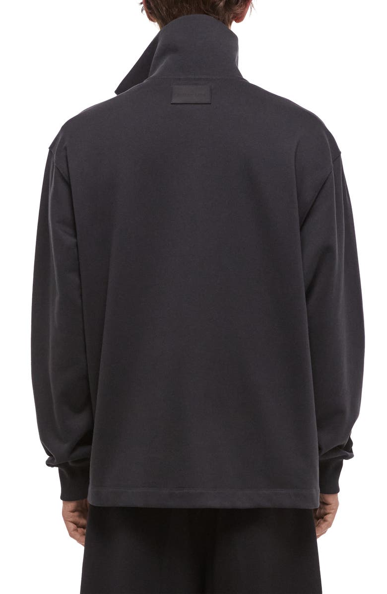 Helmut Lang Quarter Zip Sweatshirt, Alternate, color, 