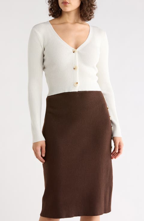 Myka V-Neck Crop Cardigan