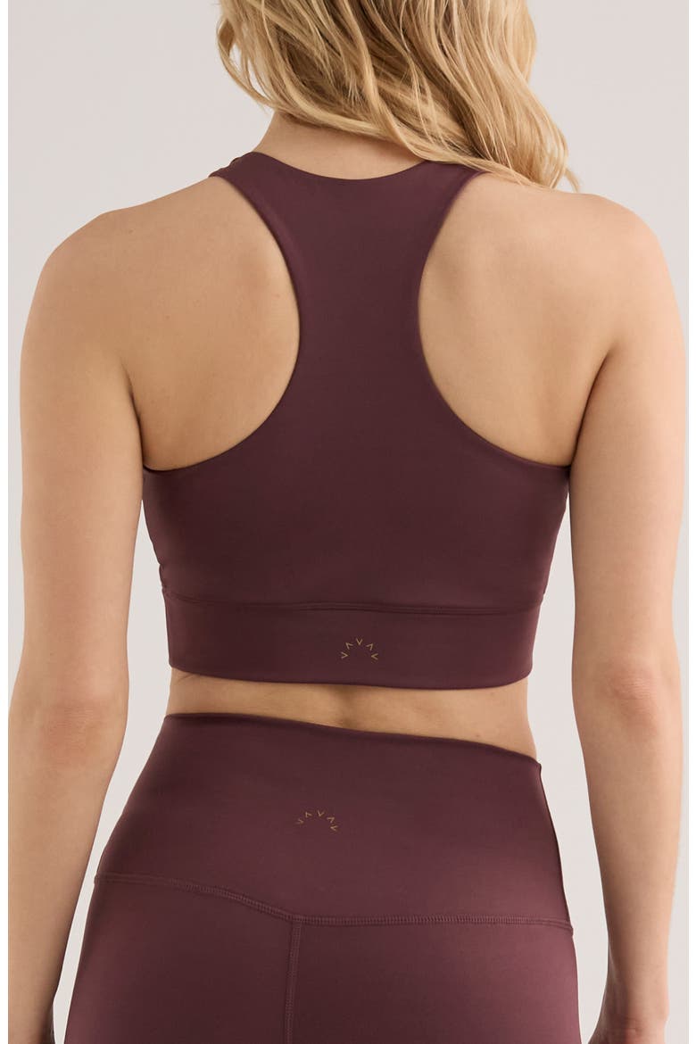 Bea Freesoft Racerback Bralette, Alternate, color, HUCKLEBERRY