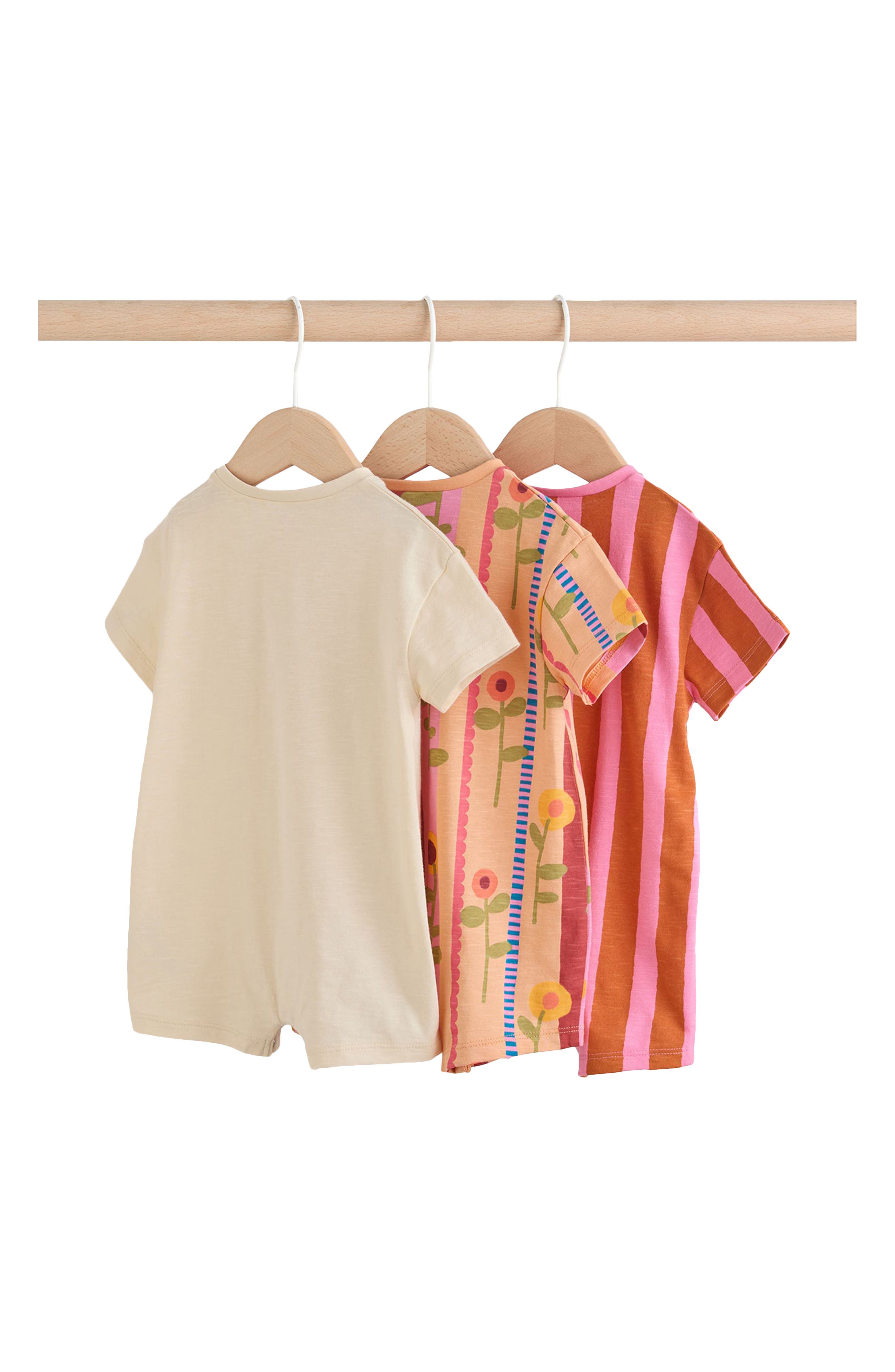 NEXT Set of 3 Assorted Slogan Rompers — фото 2