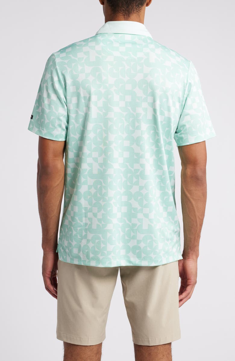 Bad Birdie Verde Victory Piqué Knit Polo, Alternate, color,