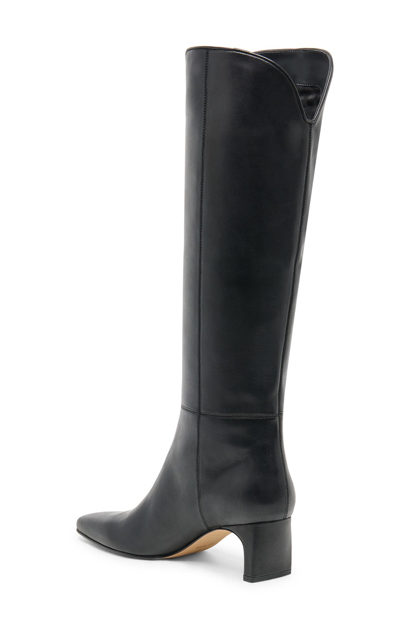 Brion Knee High Boot, Alternate, color, BLACK LEATHER