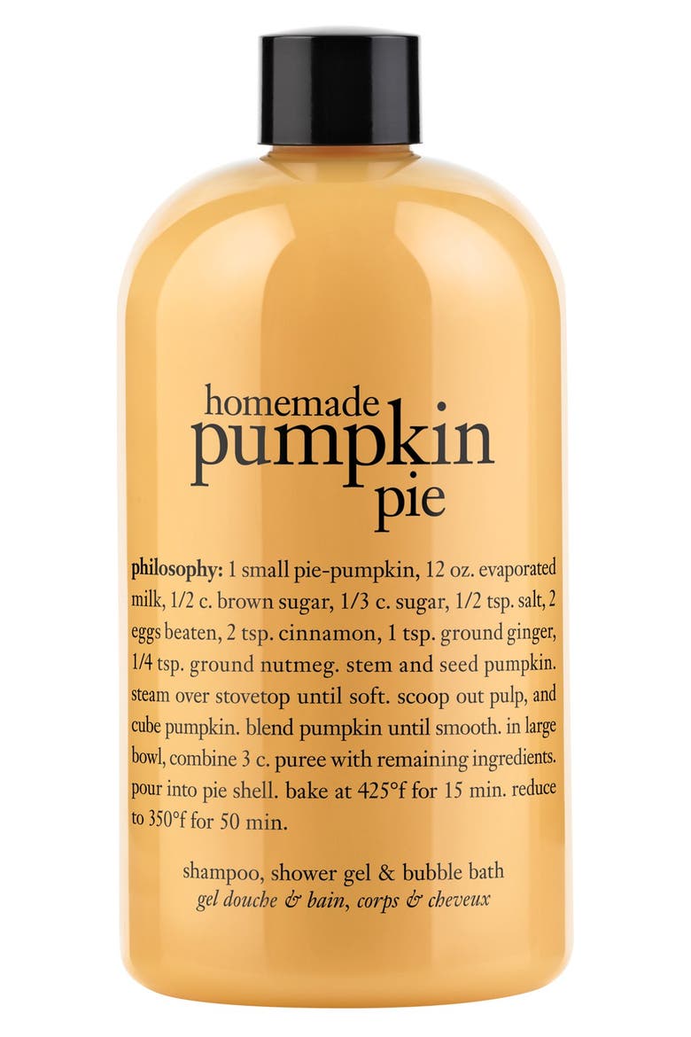 'homemade pumpkin pie' shampoo, shower gel & bubble bath, Main, color, NO COLOR
