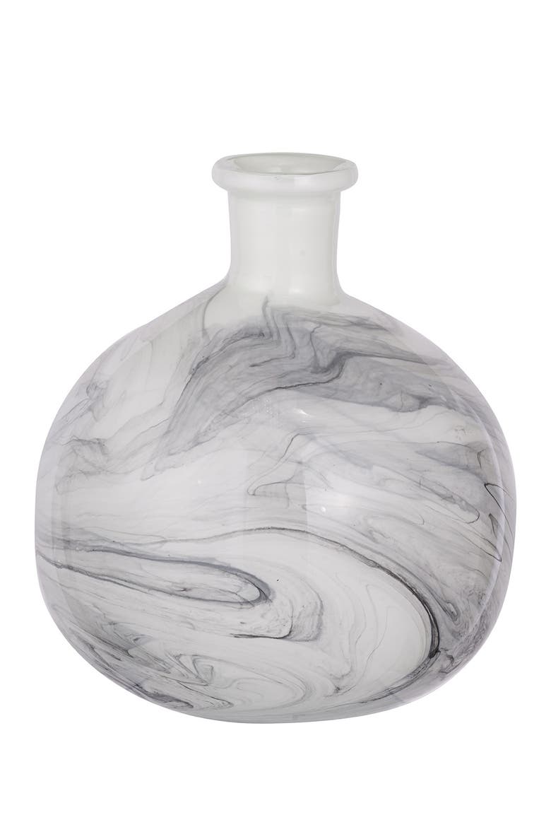 Svirla Round Vase, Main, color, WHITE