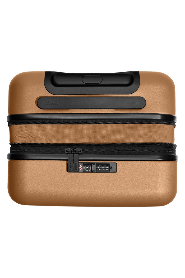 The Flex Carry-On Suitcase (Nordstrom Exclusive), Alternate, color, TAWNY BROWN