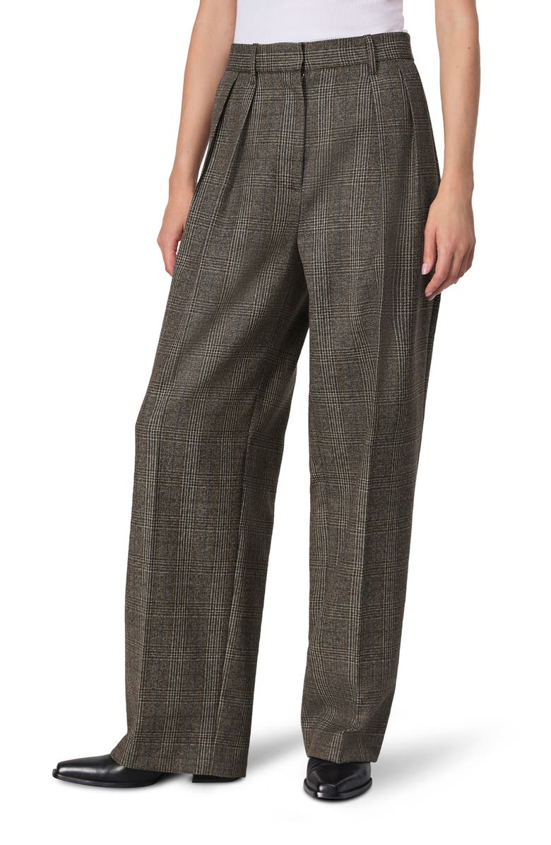 rag & bone Francine Plaid Virgin Wool Pants, Main, color,